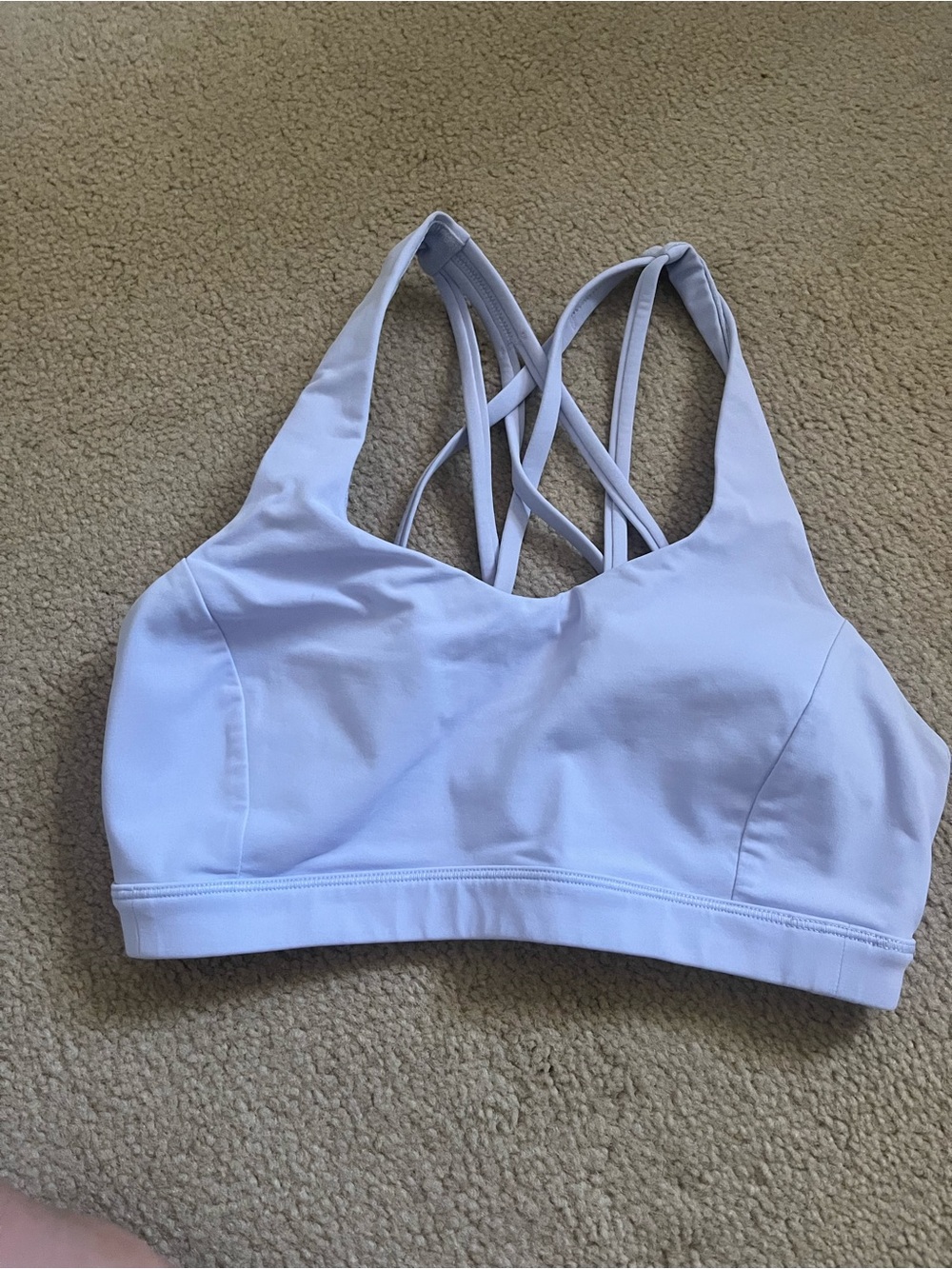 lululemon athletica White Strappy Sports Bra